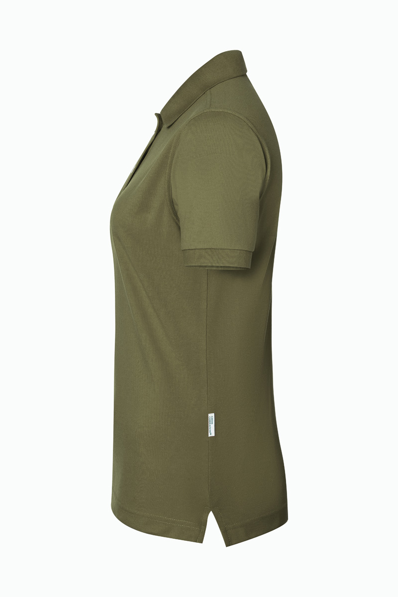 Polo de travail pour femme Modern-Flair, en matériau durable - Vert Mousse - L
