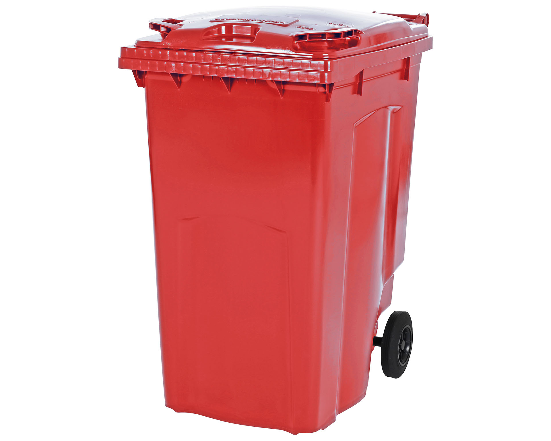 Afvalcontainer 240L - 2 wielen - Rood 