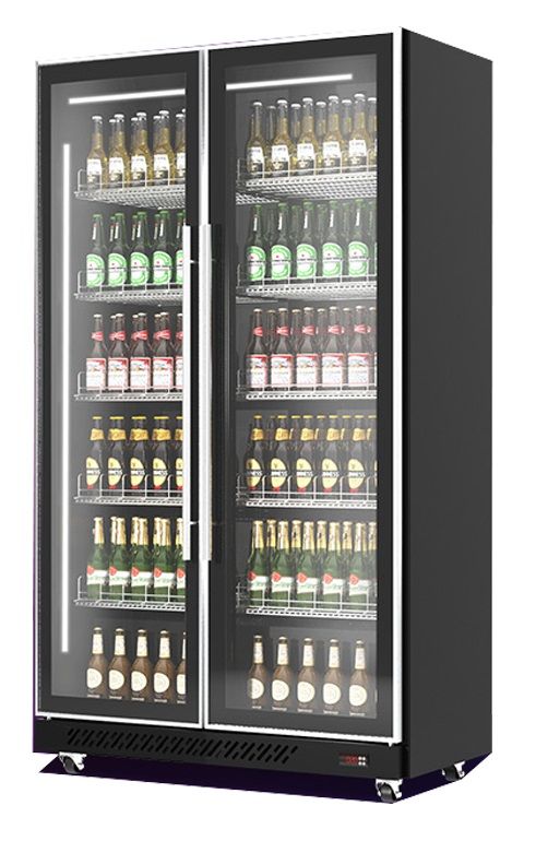 Vega ML40 Minibar Getränkekühlschrank freistehend  Grau Hotel Kühlschrank 