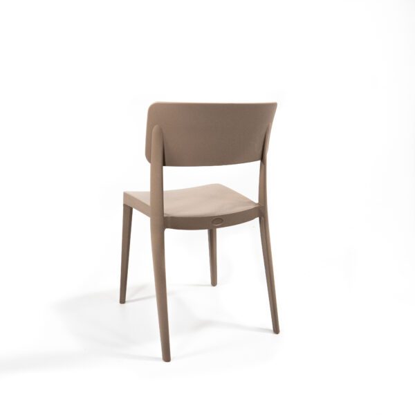 Wing chaise empilable en plastique, Beige sable, 50919