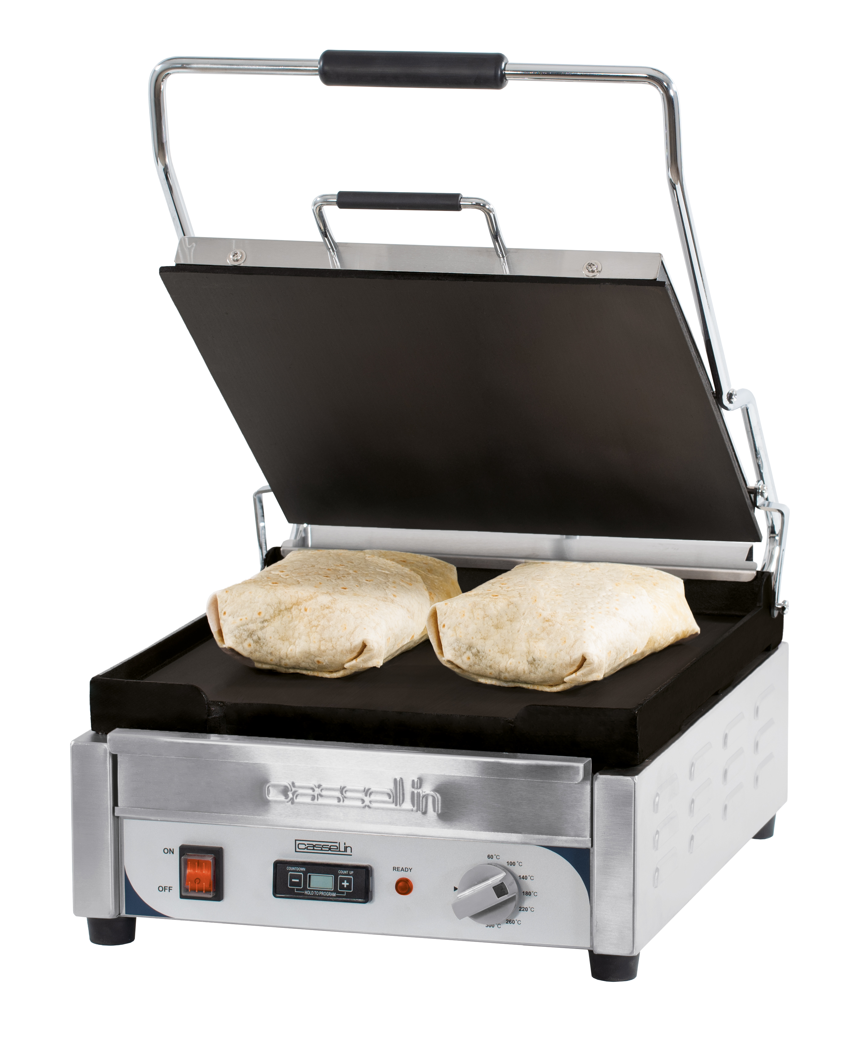 Panini Grill Smooth XL Premium - Minuterie - 400x580x (H) 285mm