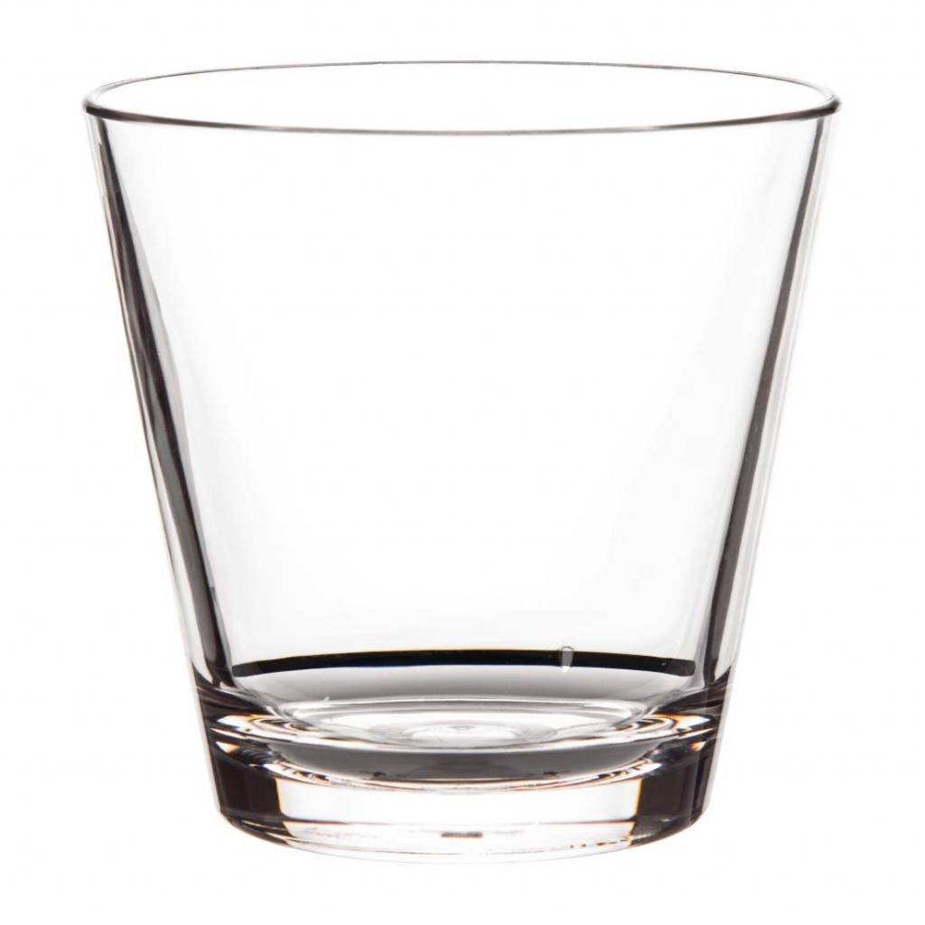 Verre à Whisky en Plastique | Sans Bpa | Roltex | 350ml | (h)92xØ96mm