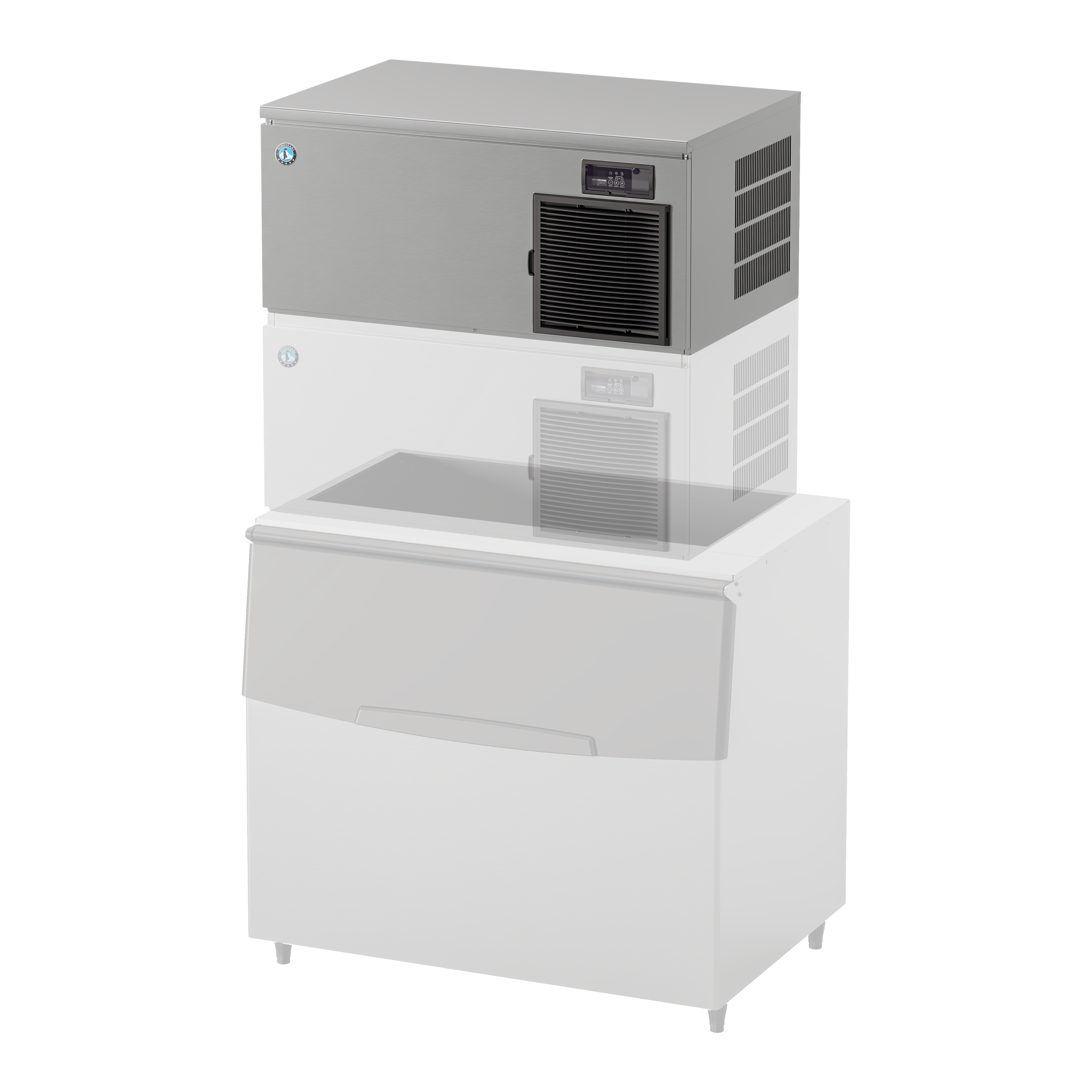 Hoshizaki - Volleiswürfelbereiter - Modular & Stapelbar - 180 kg/24 h - IM-240DPE-U-23