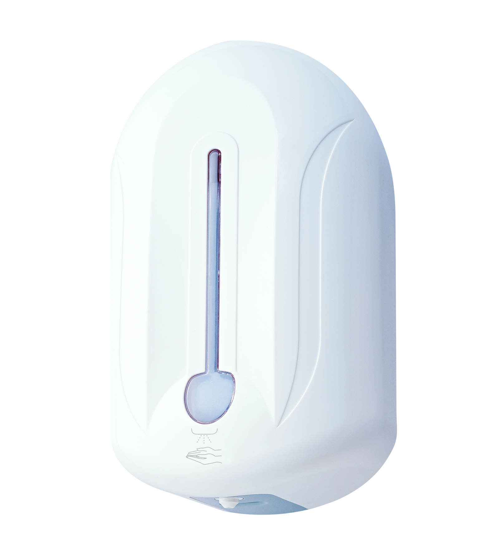 Distributeur de désinfectant blanc SARO, capteur, modèle SONJA