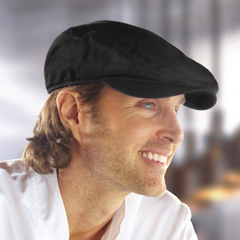 Chef Works Küchenleiter Kappe schwarz | Erhältlich in 2 Größen