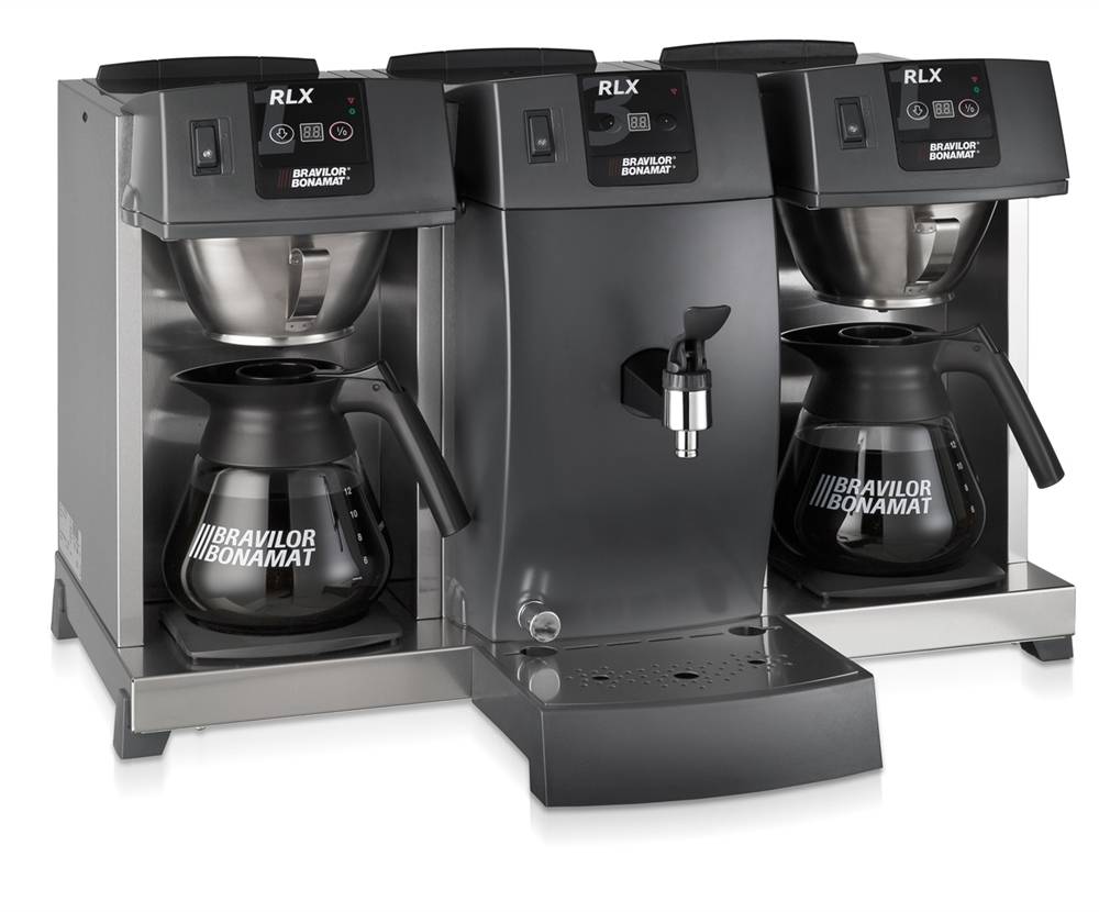 Kaffeemaschine RLX 131 | 2 Brühsysteme + 2 Warmhalteplatten | 705x509x448mm