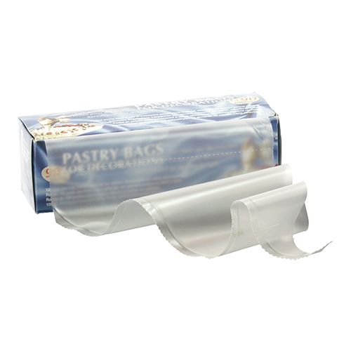 Poche Patissiere Jetable | Plastique Transparent | 40cm | 100 Pièces