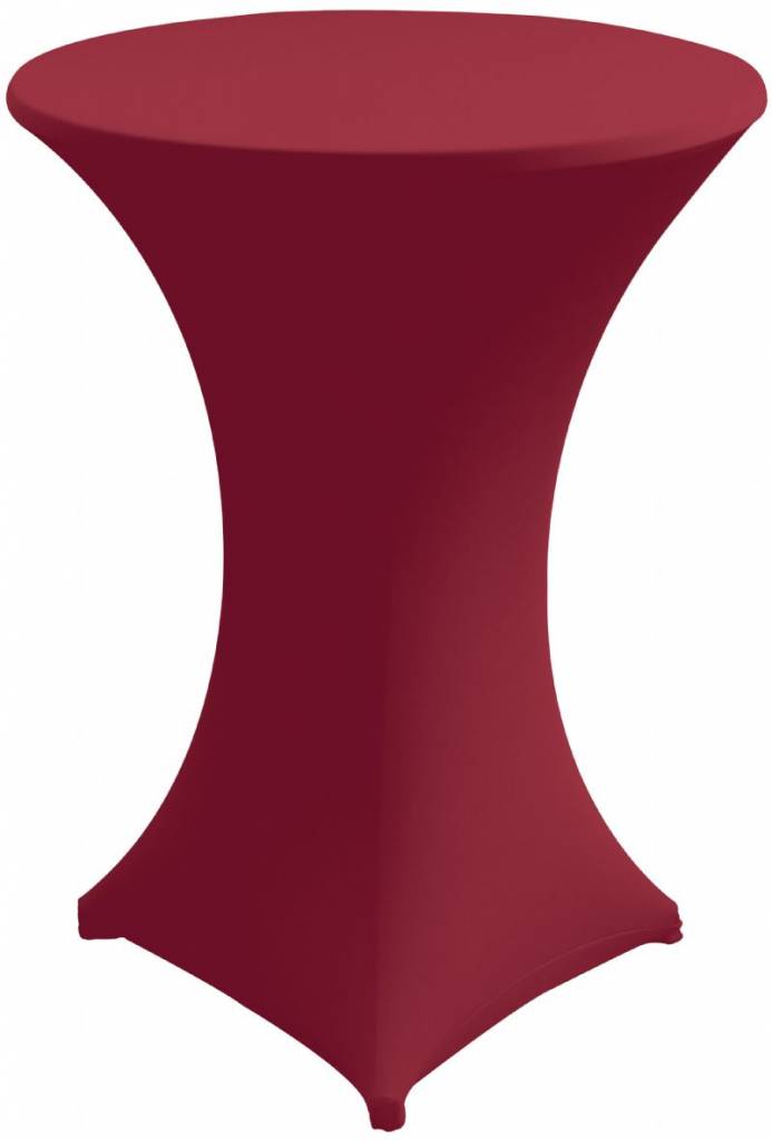 Cocktail-Tischhusse Stretch Venus | Bordeaux Erhältlich in 3 Größen