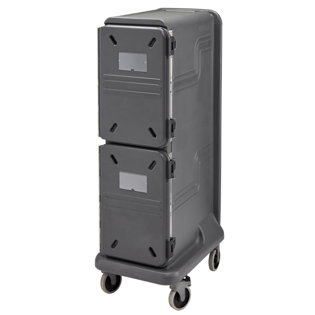 Cambro Ultra Pro Servierwagen, hoch, zweitürig, für warme und kalte Speisen, Anthrazit