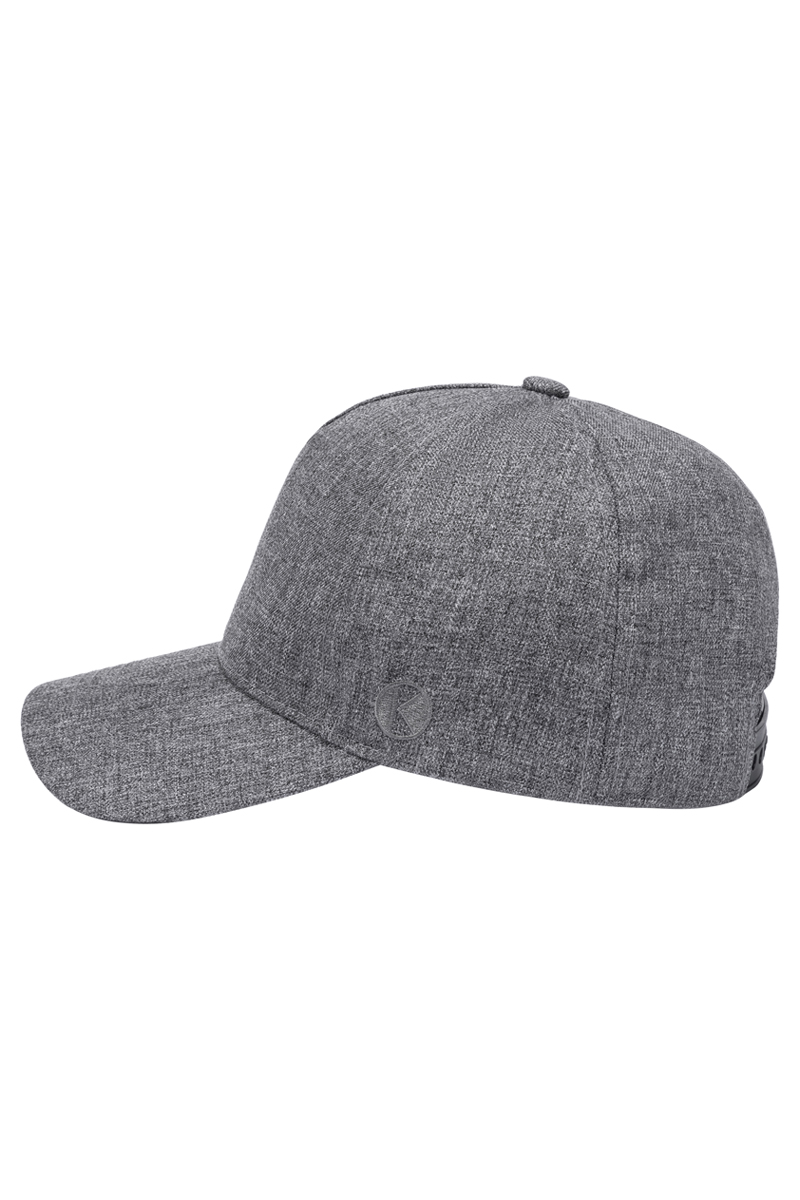 Baseballpet, Gemaakt Van Duurzaam Materiaal, Gerecycled Polyester - Grijs Gemêleerd