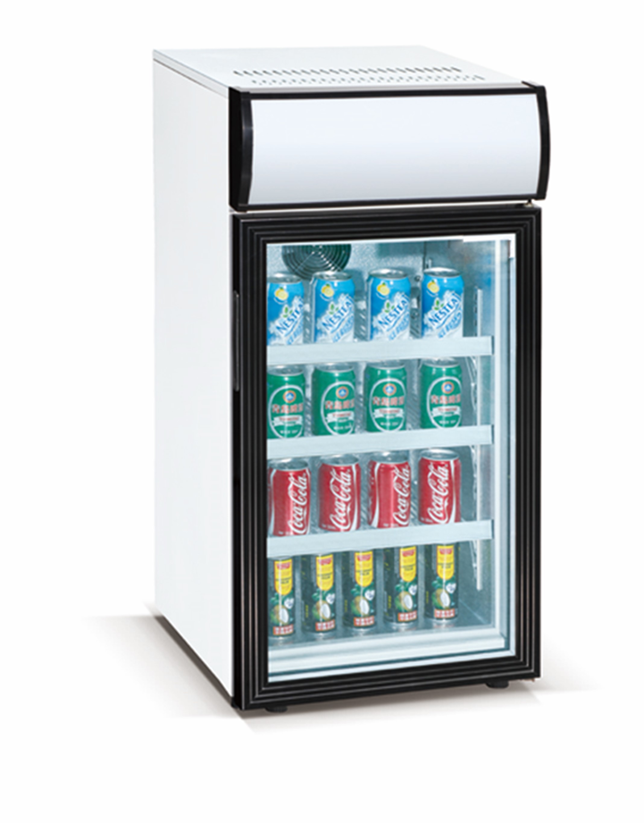 Display Kühlschrank 80 L | Weiß-Schwarz | ELDC80.1