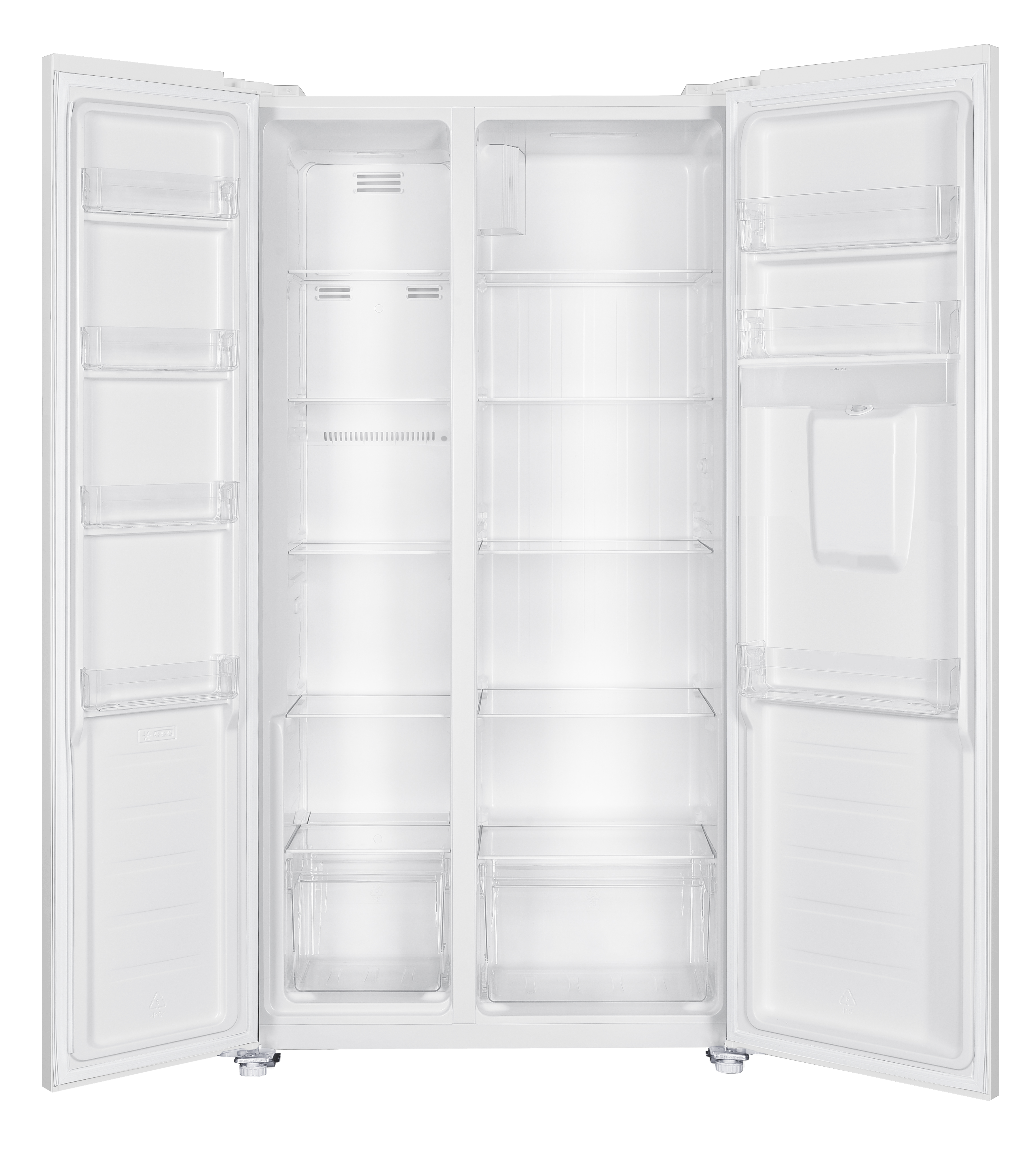 Kühl-/Gefrierkombination - Weiß - Amerikanisches Modell - 288+151L - Exquisit