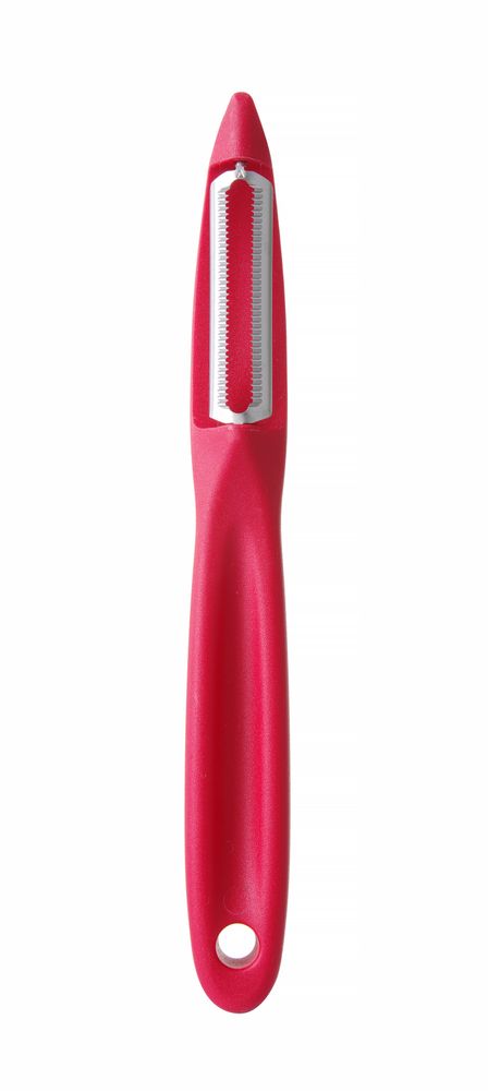 Dunschiller met gekarteld lemmet - Rood - (L)175mm