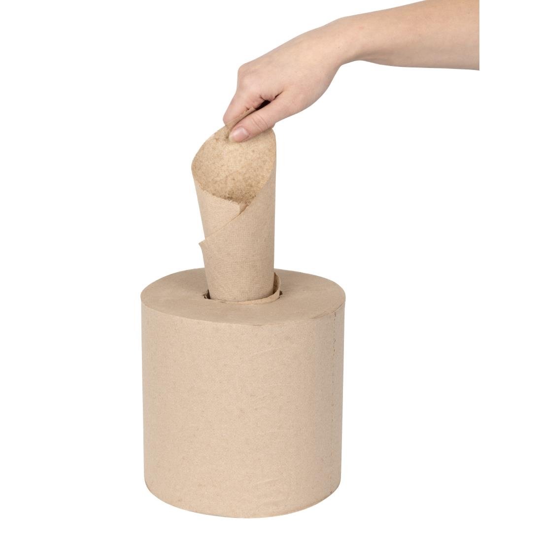 Bobines à dévidage central Jantex Green 100% recyclé 2 plis 120 m (lot de 6)