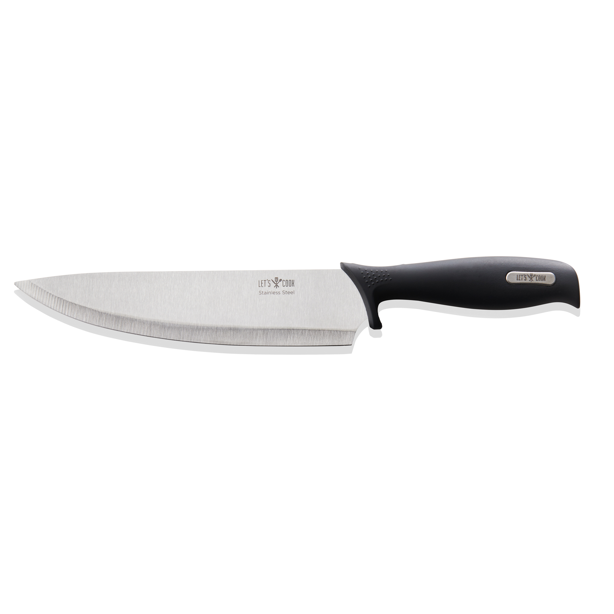 Couteau de chef LET´S COOK Knife, 31,5 cm, acier inoxydable, caoutchouc