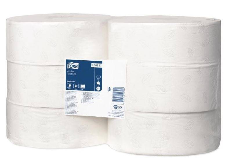 Toiletpapier Jumbo | 2 Laags | Prijs per 6 Rollen x 360m