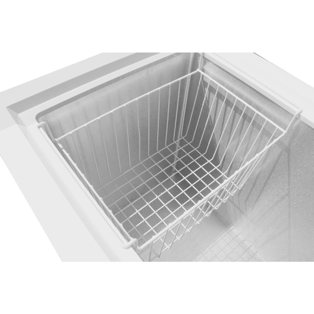 Congélateur coffre avec couvercle inox Polar Série G 581L