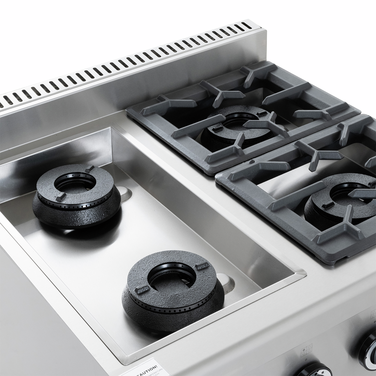 Gasfornuis ECO met open onderstel - 28,8 kW - 4 branders