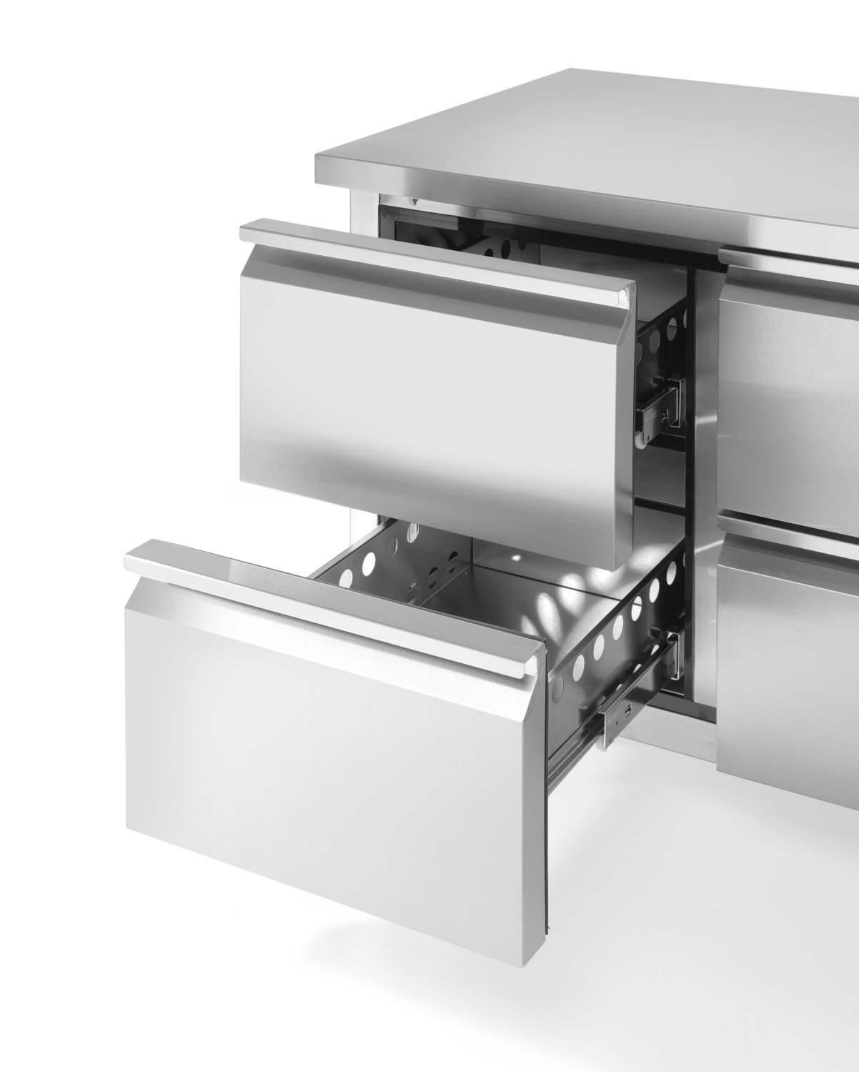 Koelwerkbank Met 4 Lades Profi Line - 280 Liter - 1360x700x(H)850mm