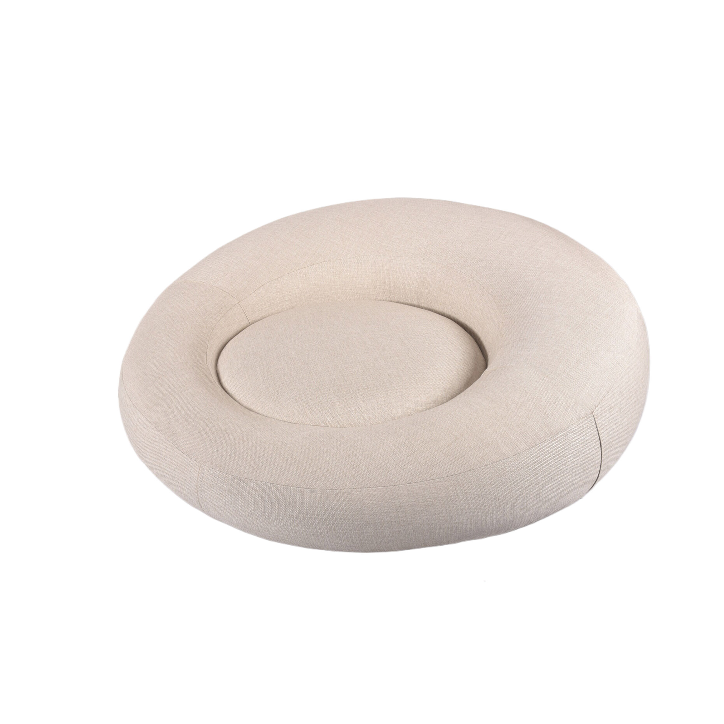 Rondo  Opblaasbaar zonnebed Zand