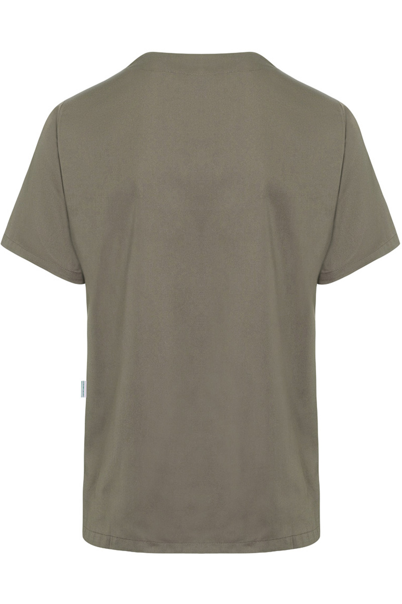 Kurzarm Herren-Schlupfkasack Essential, aus nachhaltigem Material - Salbei - L