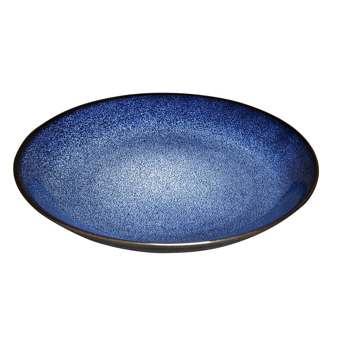 Olympia Luna Mitternachtsblauer Coupe-Teller 255mm (4er-Pack)