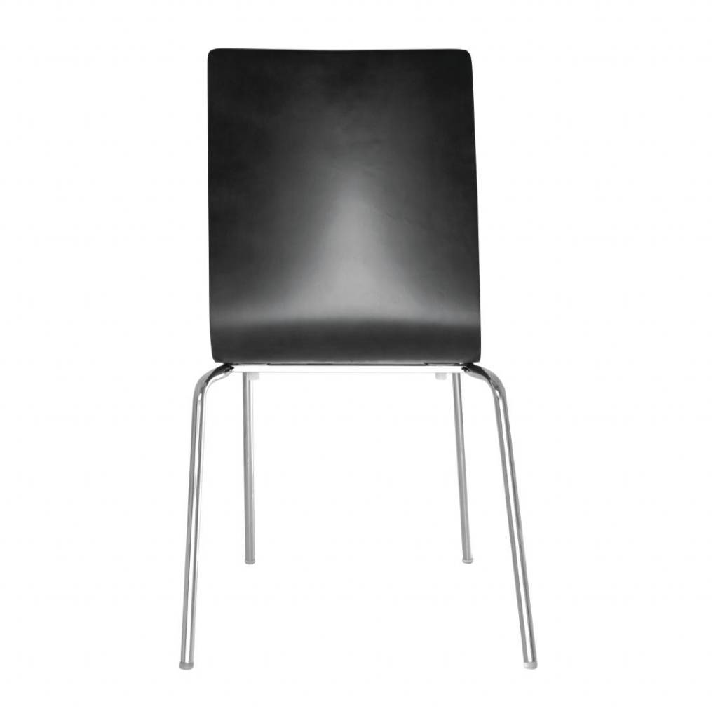 Esszimmerstühle | 4 Stück | Sitzhöhe: 46cm | Buchenfurnier/Stahl | Erhältlich in 4 Farben