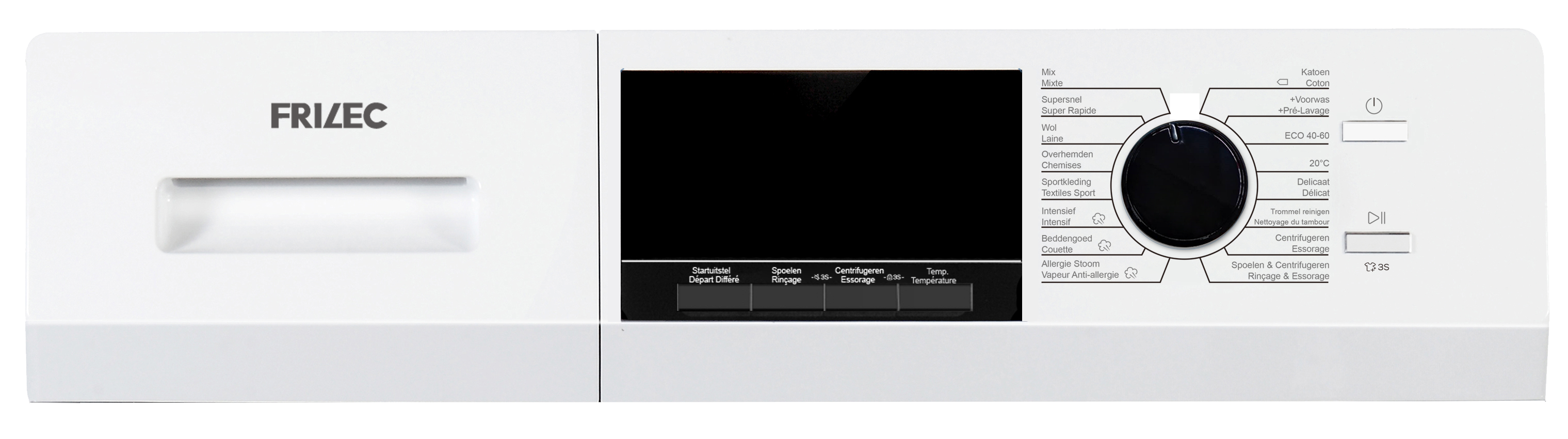 Waschmaschine - Weiß - 8 kg - 1400 U/min - Frilec
