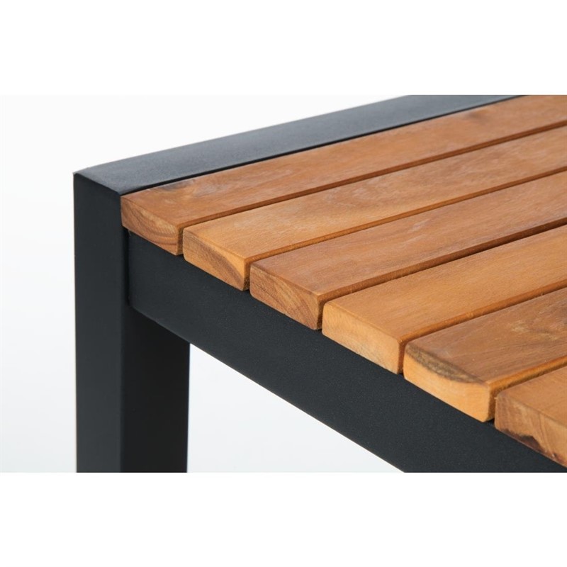 Table de bar en Acacia - 60x60x(h)100cm