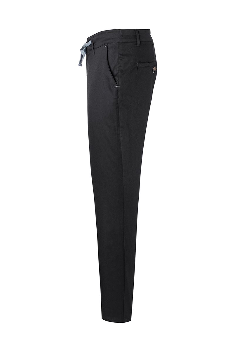 Chino Broek Voor Heren, Modern Stretch - Zwart - 46