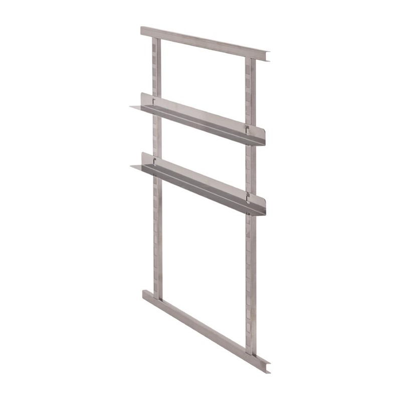 Lot de 2 glissières inox Cambro pour DW585