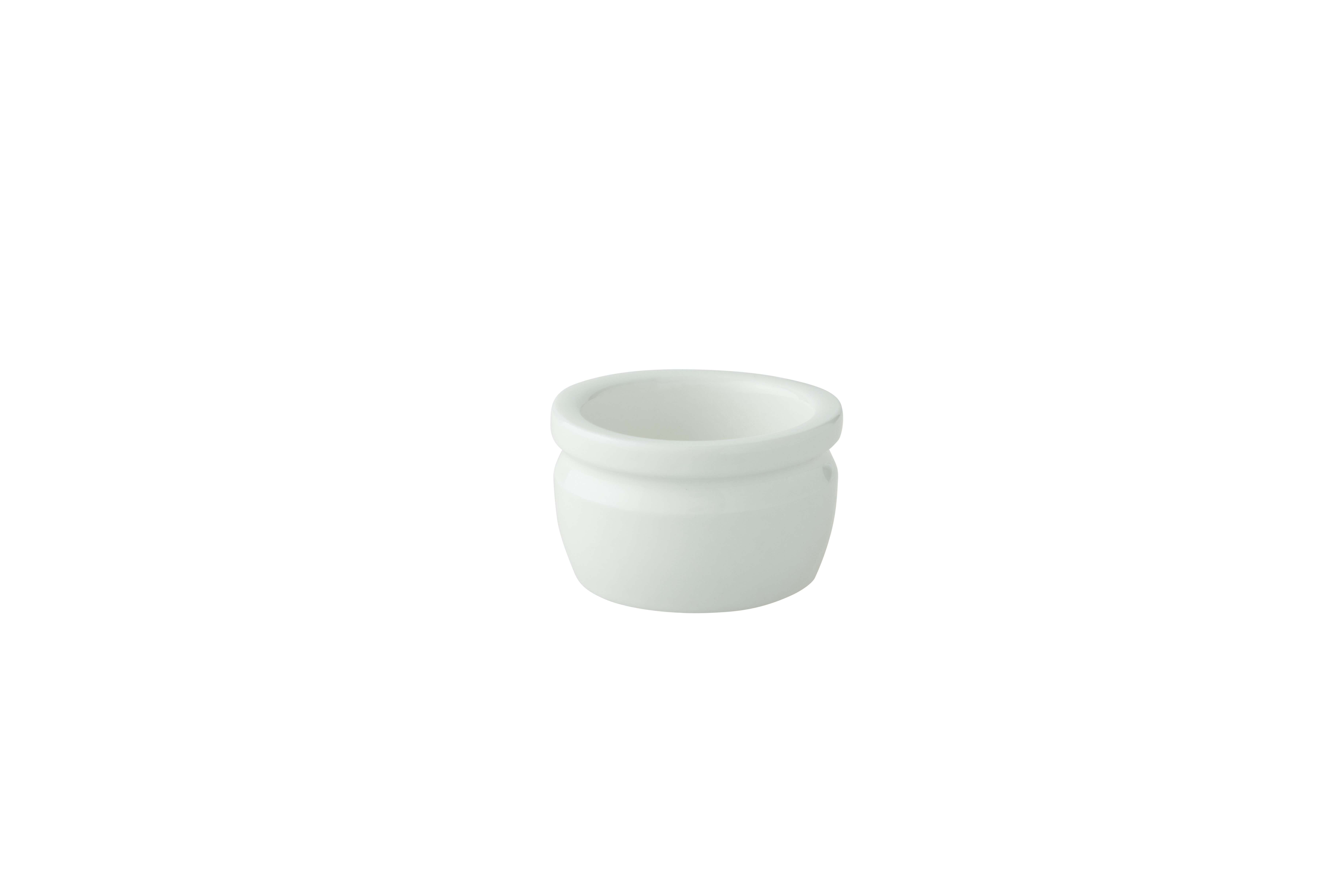 Boterpot Fancy Ivory 5.5 cm 3 cl Offwhite Porselein