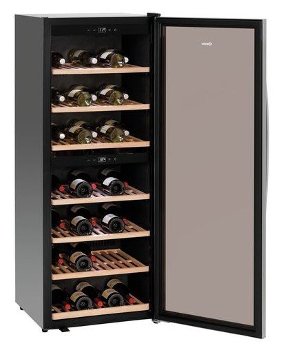 Weinkühlschrank | 126 Flaschen | 2 Temperaturzonen | 595x625x(h)1590mm
