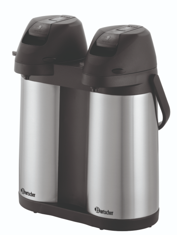 Pichet à pompe isotherme Duo - 2x 1,9 litres