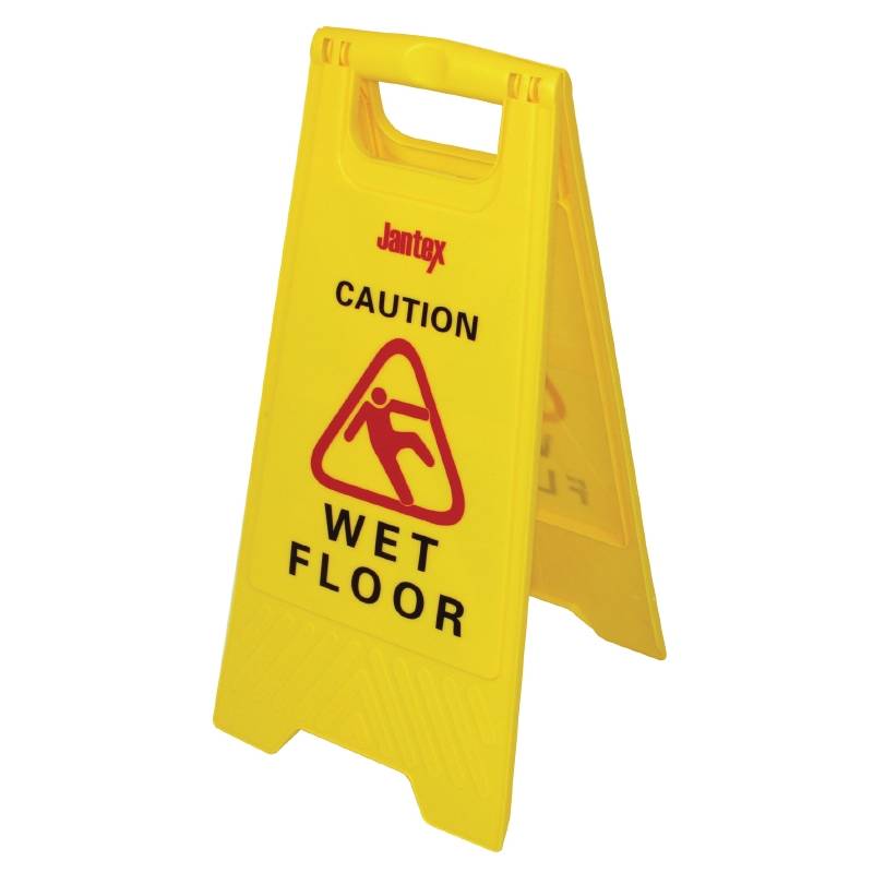 Warnschild "Wet floor"