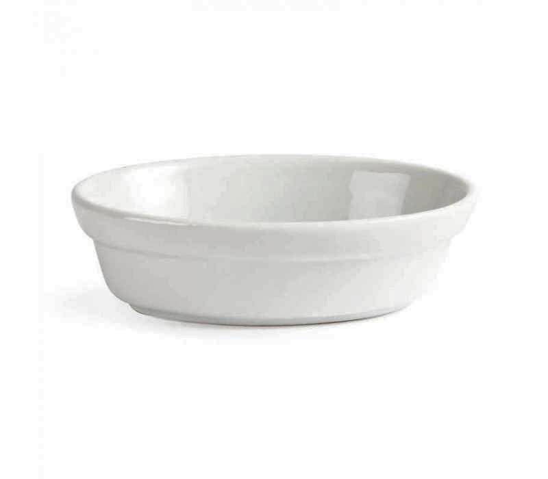Backform Oval | Olympia Porzellan Weiß | 44x145x104mm | 6 Stück