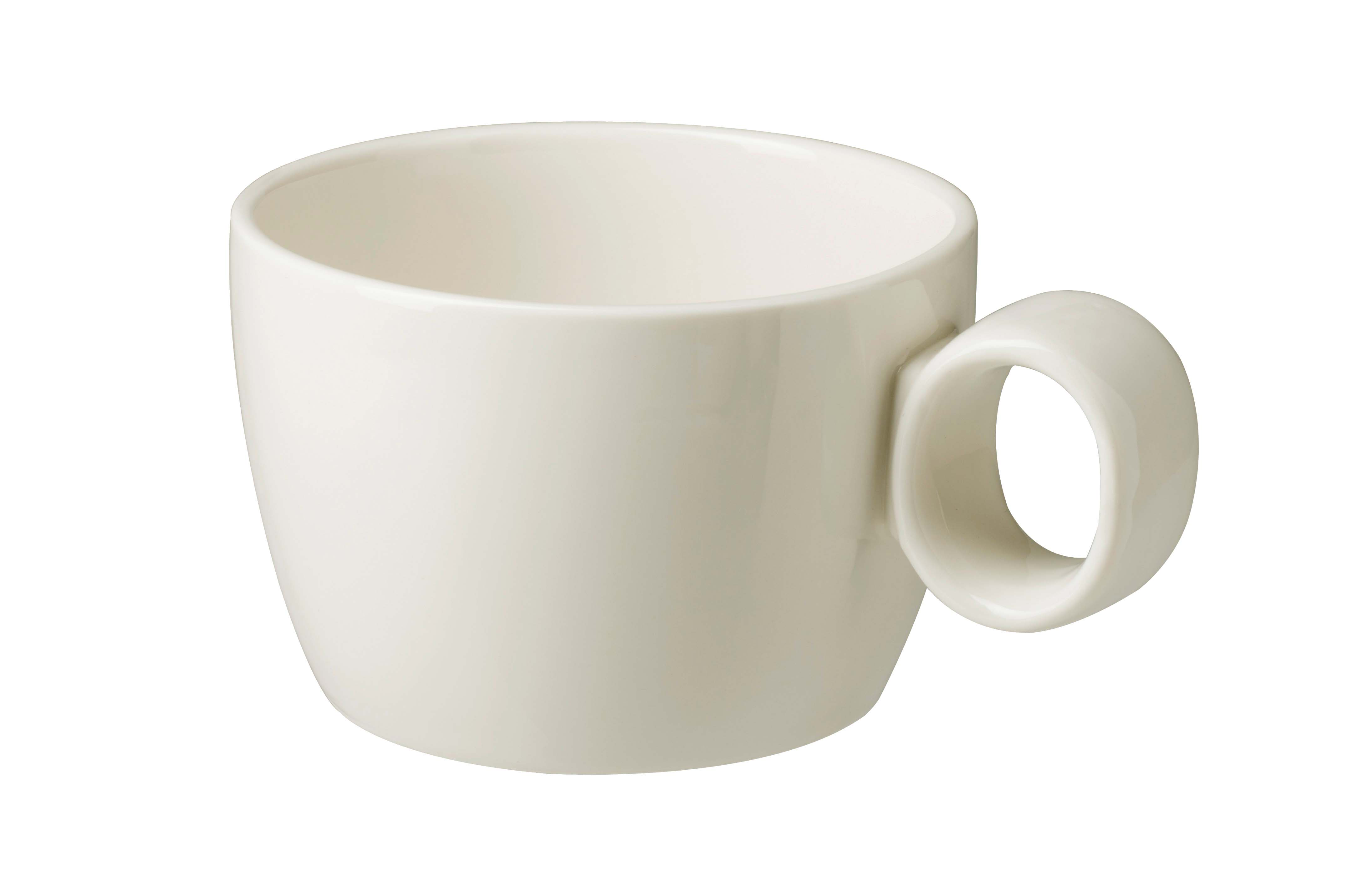 Koffiekop 011 Lux 16 cl Offwhite Porselein