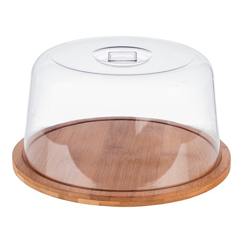 Plateau à servir avec cloche Ø25cm