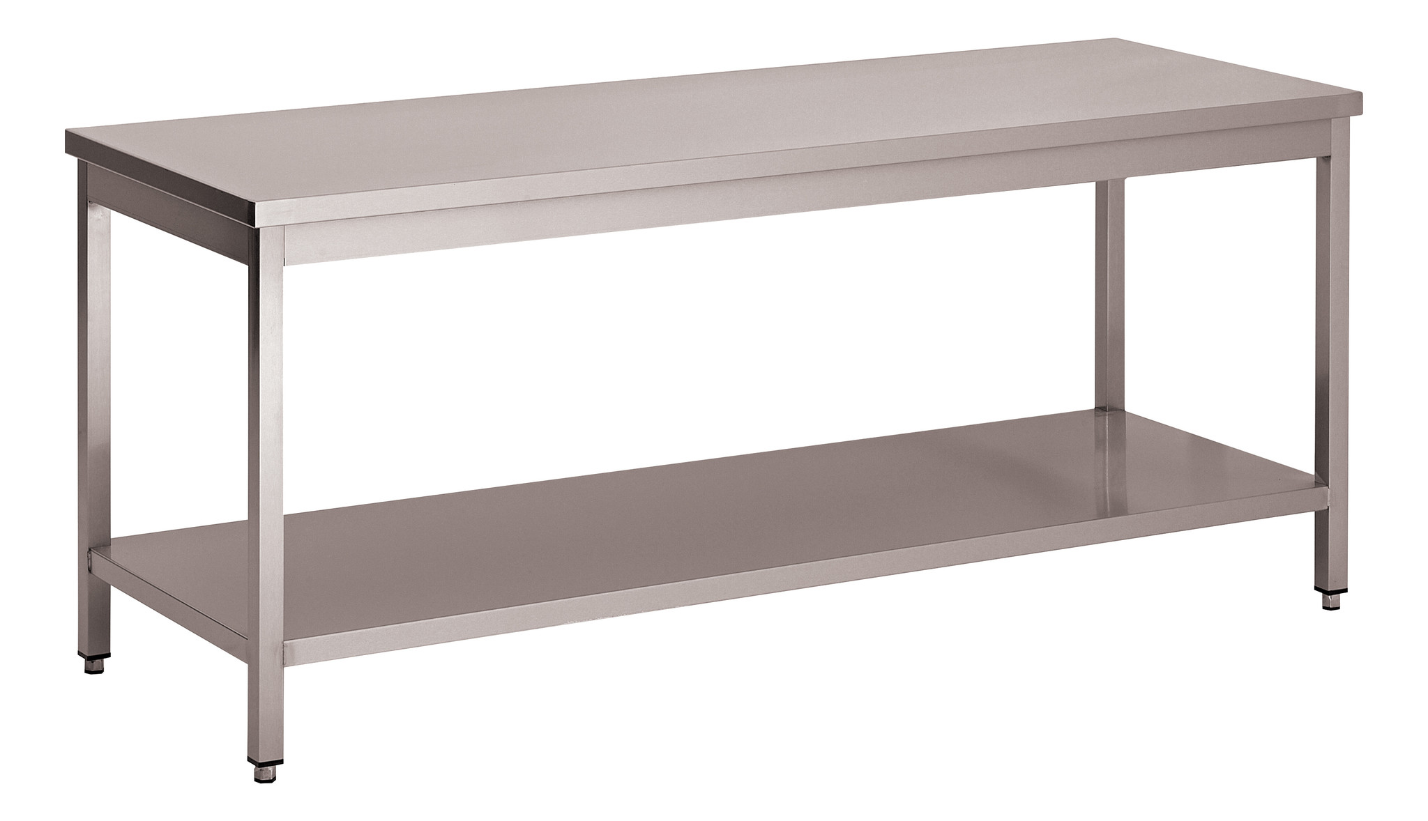 Table Centrale Démontable en Inox | L-600 x P-600mm
