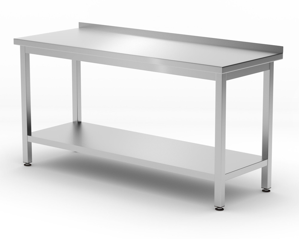 Demontabele Werktafel met Spatrand - Onderschap - 1800 x 700 x (H)850mm