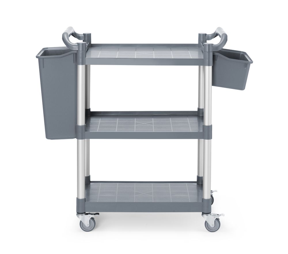 Chariot de Service Polypropylène - 3 Niveaux - 150kg - 800x410x950(h)mm