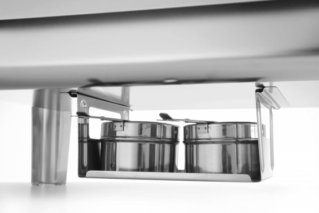 Chafing Dish 1/1 GN |  Edelstahl Matt | 9 Liter | 570x405x(h)290mm