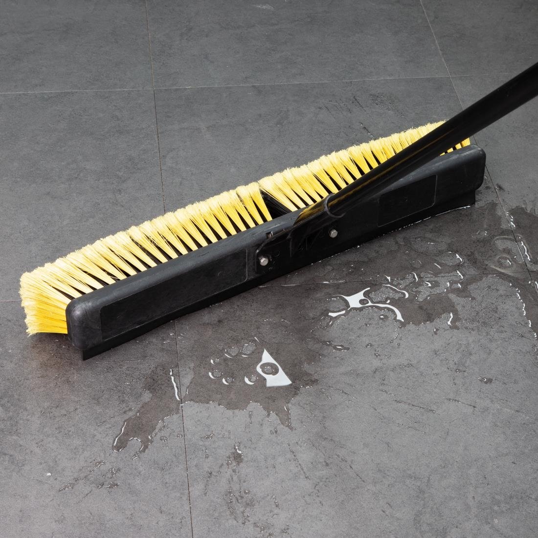Set balai et manche robuste avec raclette Jantex 1677mm