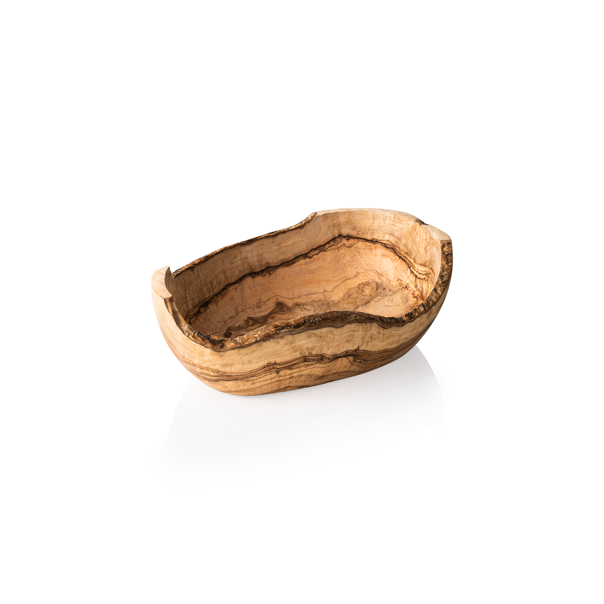 Schaal PURE OLIVE, 30 x 18 x 11 cm, olijfhout