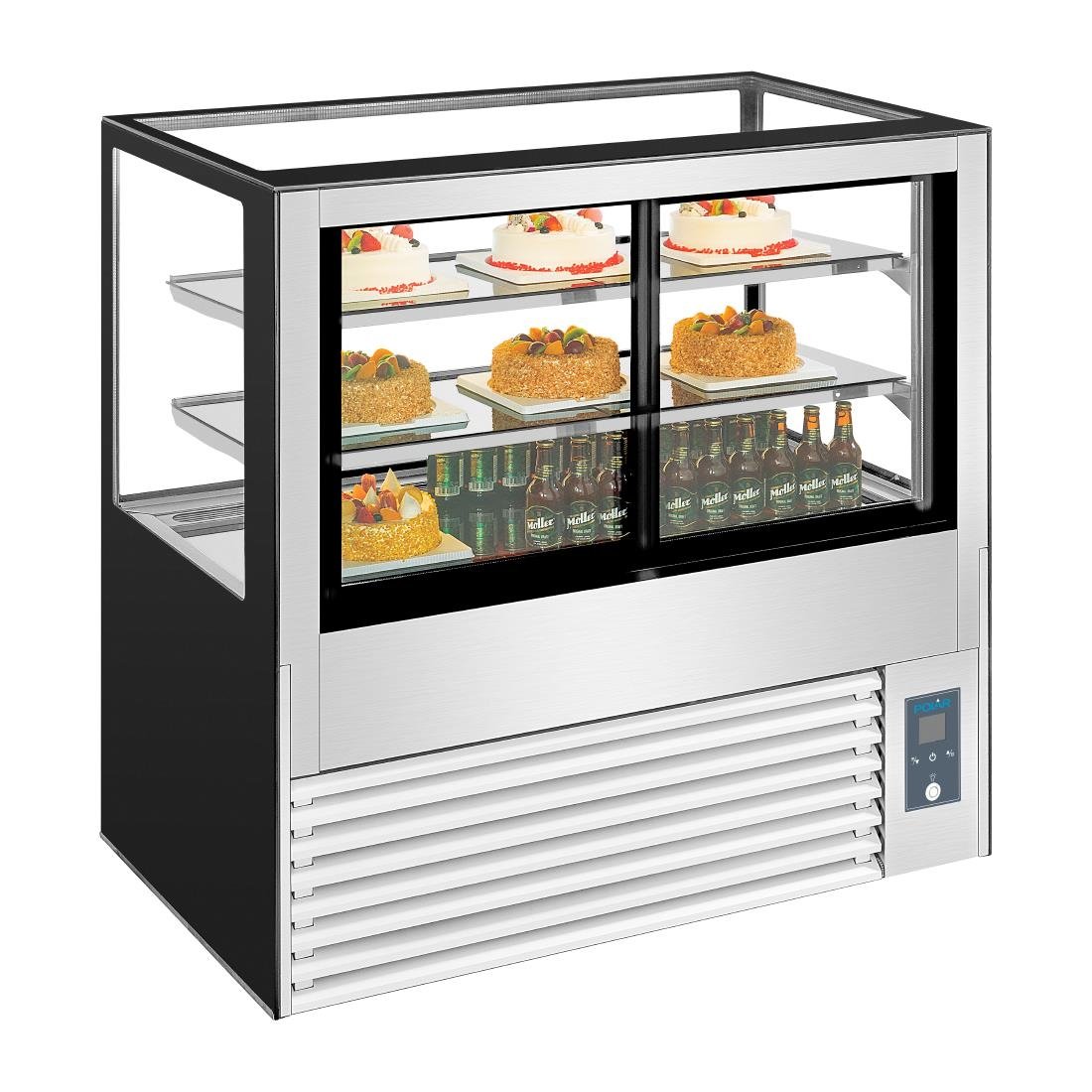 Vitrine à pâtisserie réfrigérée Polar Série U 385L