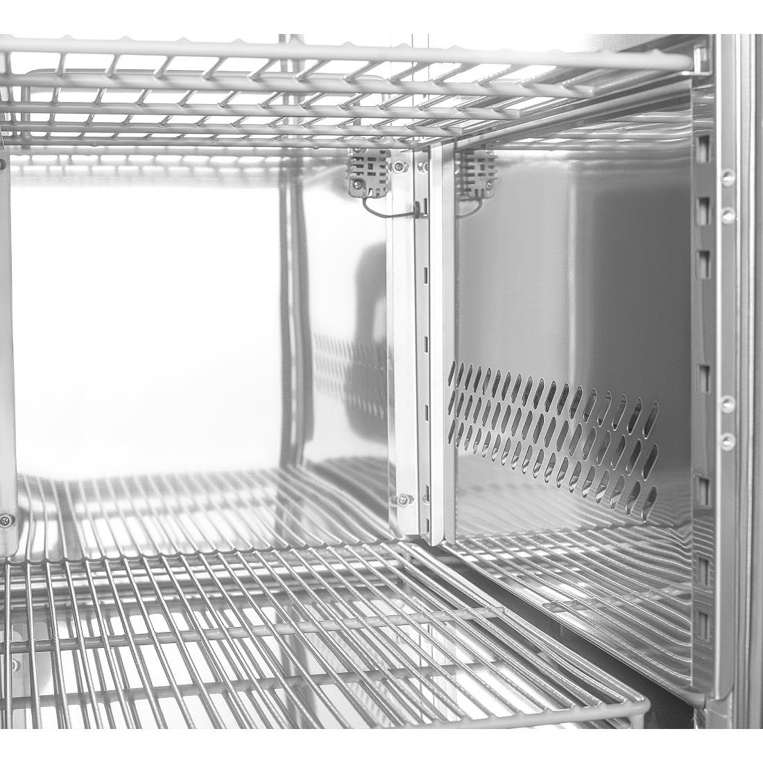 Polar U-Serie Arbeitstisch-Kühlschrank mit vier Türen 553Ltr