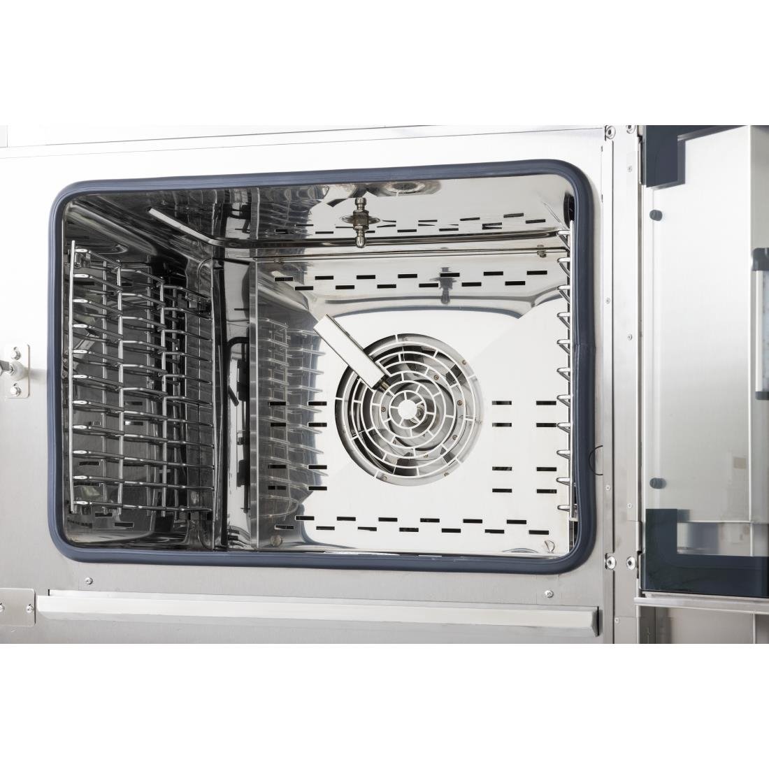 Buffalo Vrijstaande Slimme Touchscreen Compacte Combi Oven 6 x GN 1/1 Met Installatiekit