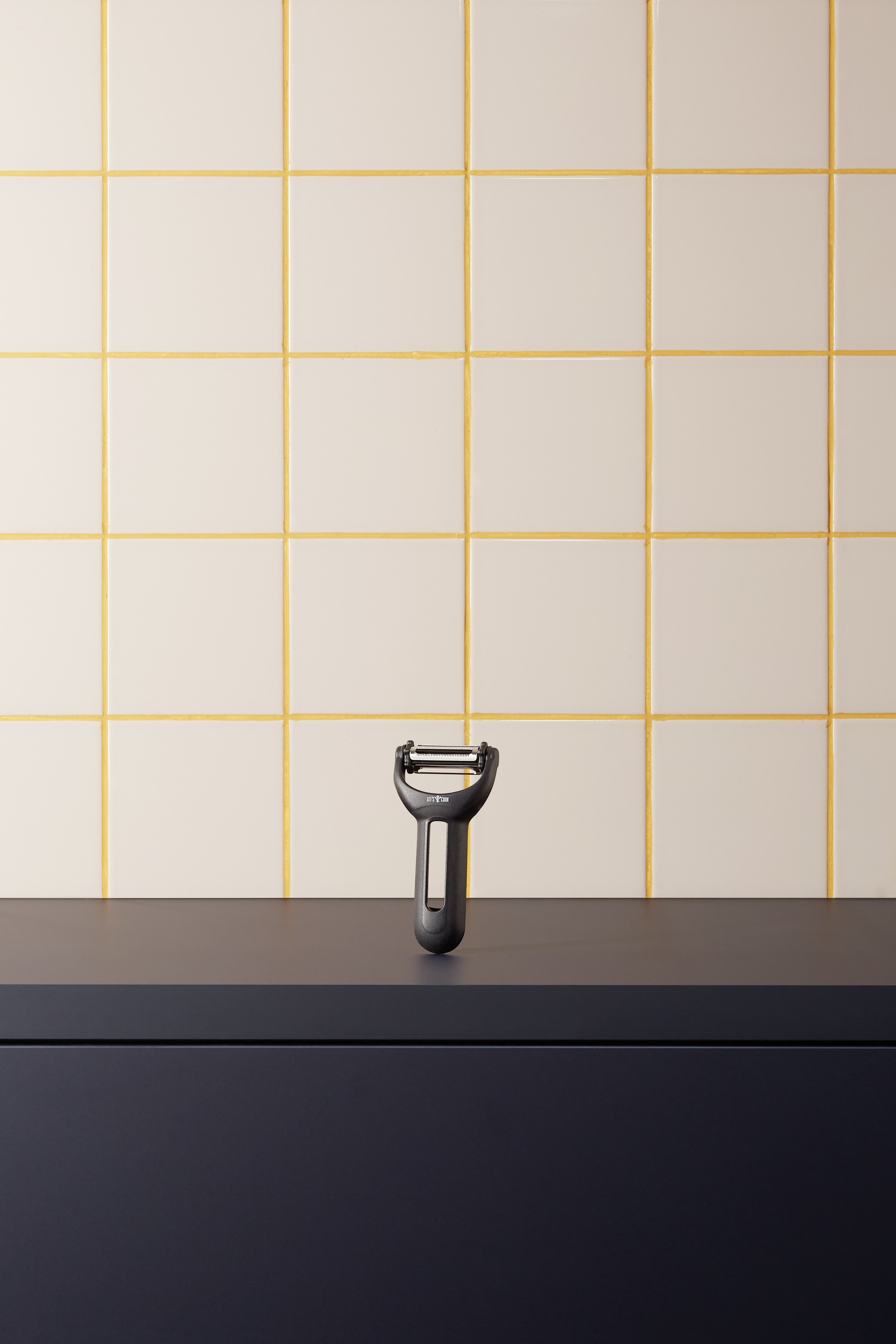 pendel-schilmesje LET´S COOK, 15,5 cm, roestvrij staal, ABS-kunststof