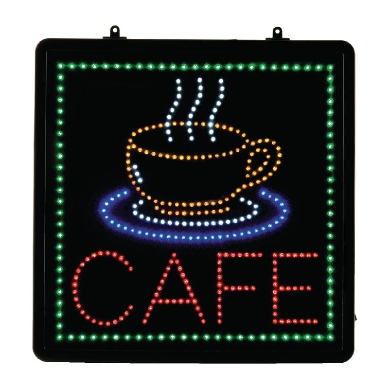 LED Display Cafe | 400x400x40mm