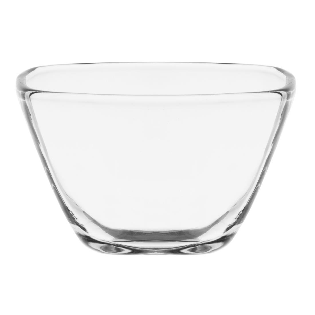 Bols carrés hauts en verre Olympia (lot de 6)